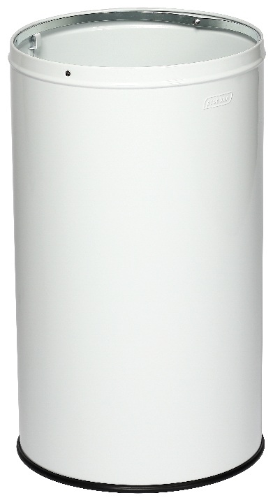 Umanjena slika proizvoda Okrugla metalna kanta za otpatke Open Dome bela