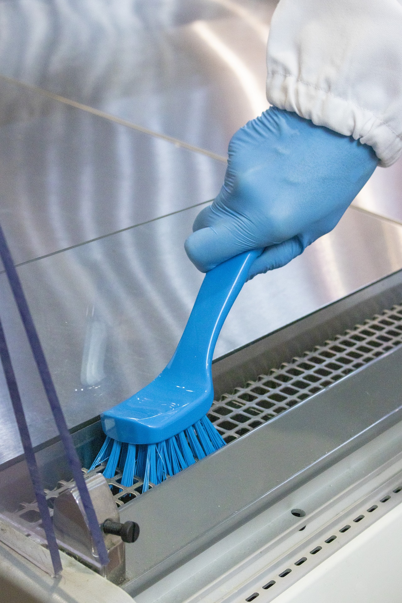 Umanjena slika proizvoda Mala ručna četka sa drškom za čišćenje u prehrambenoj industriji