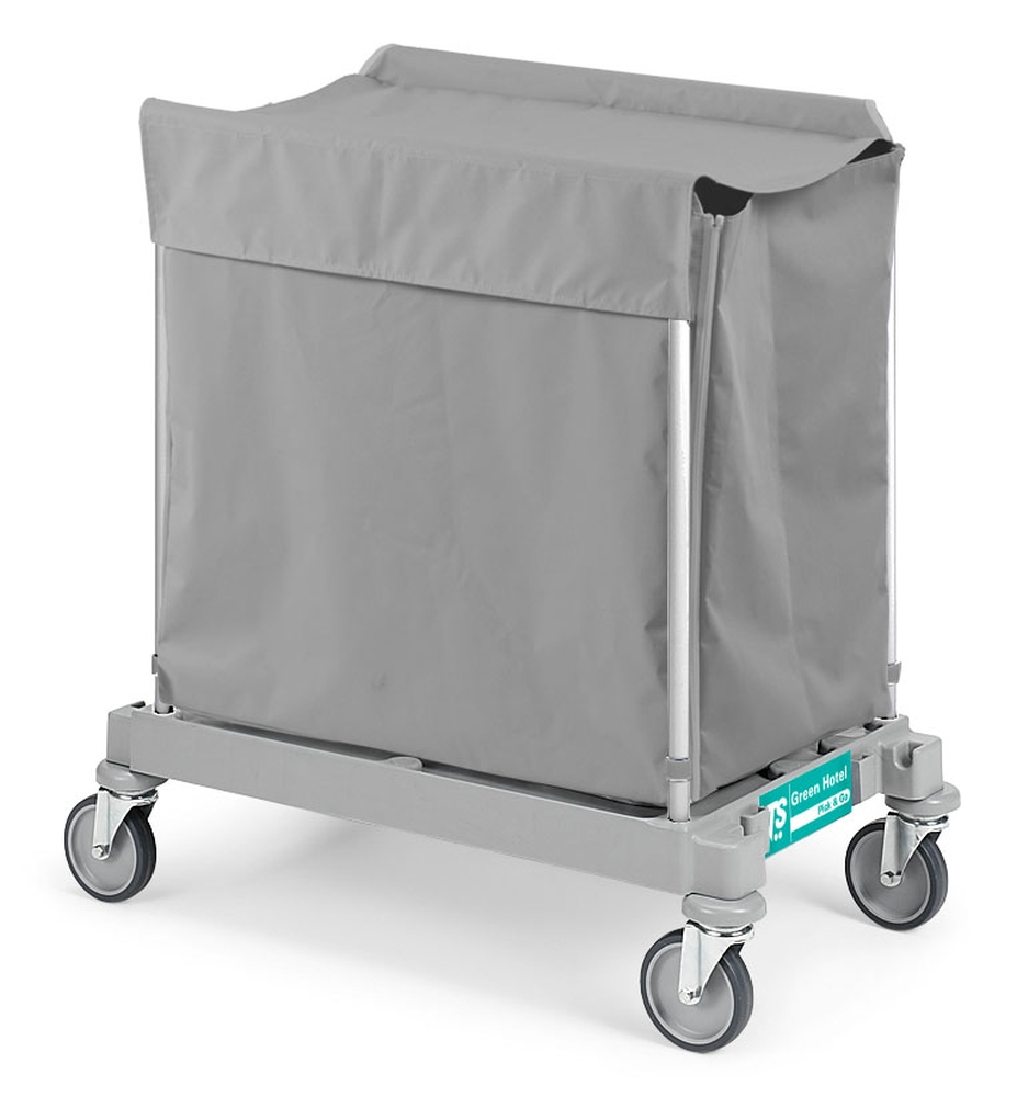 Kolica za transport prljavog veša Green - sa prekrivkom