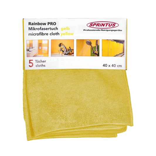 Set mikrofiber krpa Rainbow Pro - Žuta