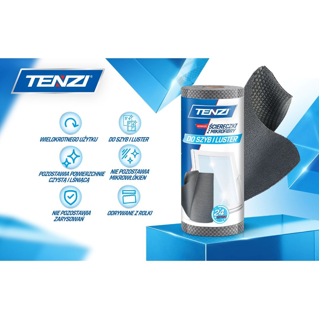 Umanjena slika proizvoda Mikrofiber krpe u rolni za staklene površine i ogledala