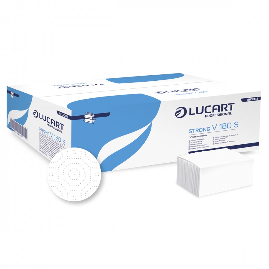 Savijeni ubrus za ruke Lucart Strong V180