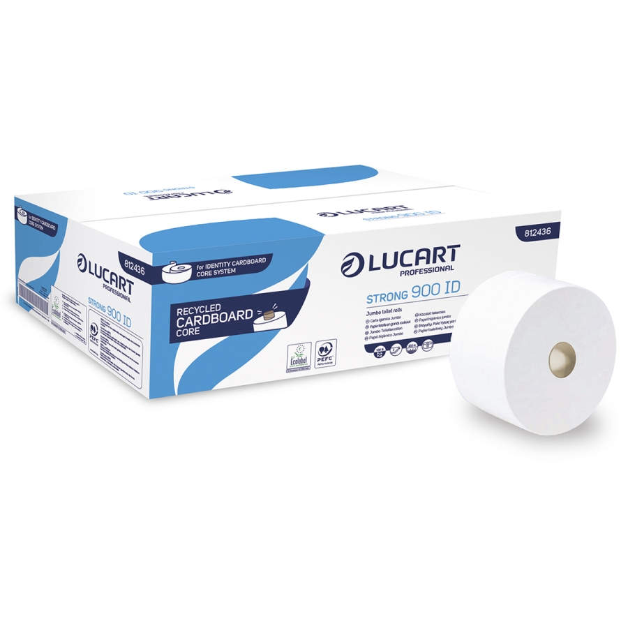 Toaletni papir u rolni autocut Lucart Strong 900 ID