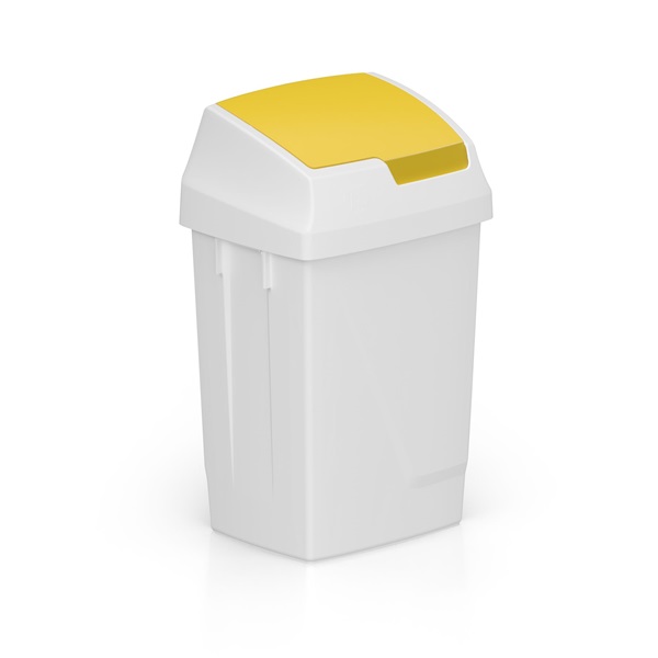 kanta za selektivno skupljanje smeća sa žutim poklopcem